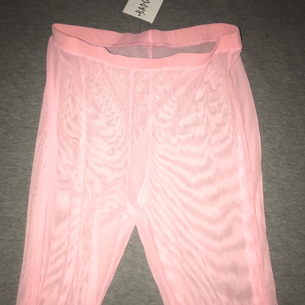 Pink Mesh pants